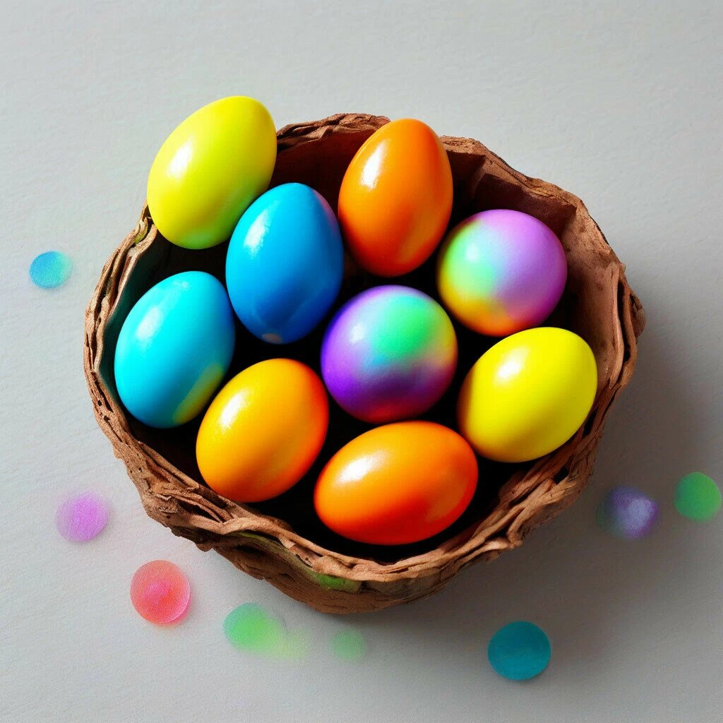 Крашеные яйца