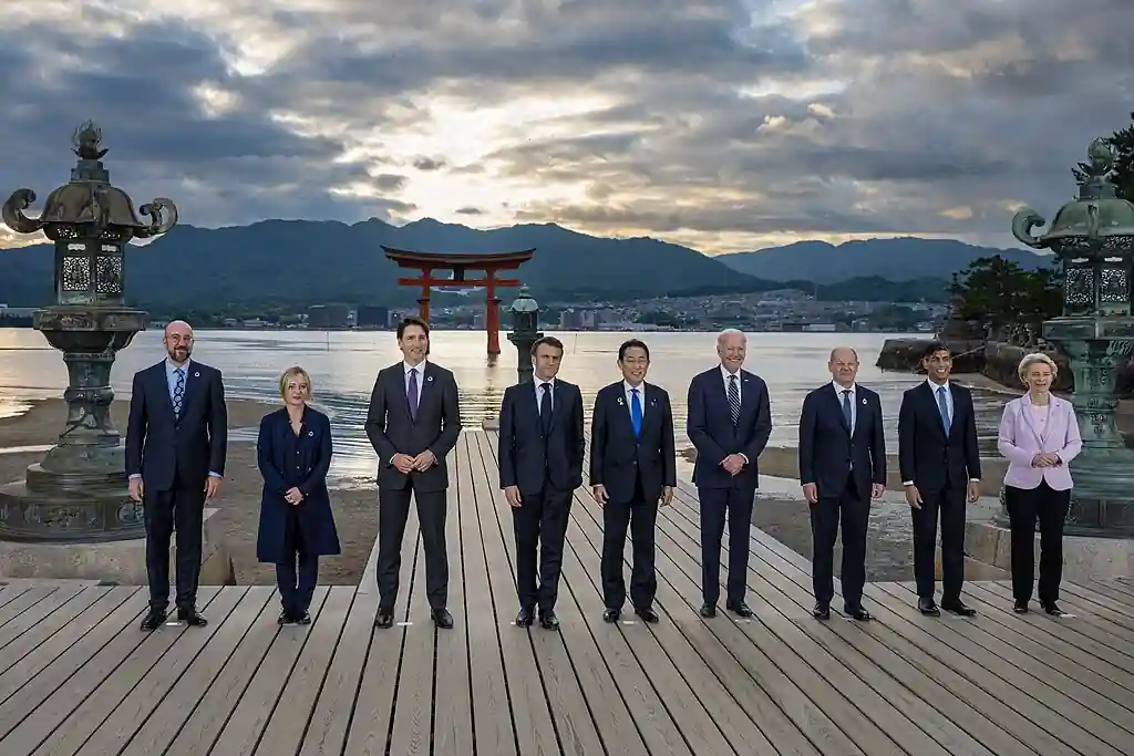 Играли за единство на саммите G7 в Хиросиме в 2023 году. Фото: Белый дом.