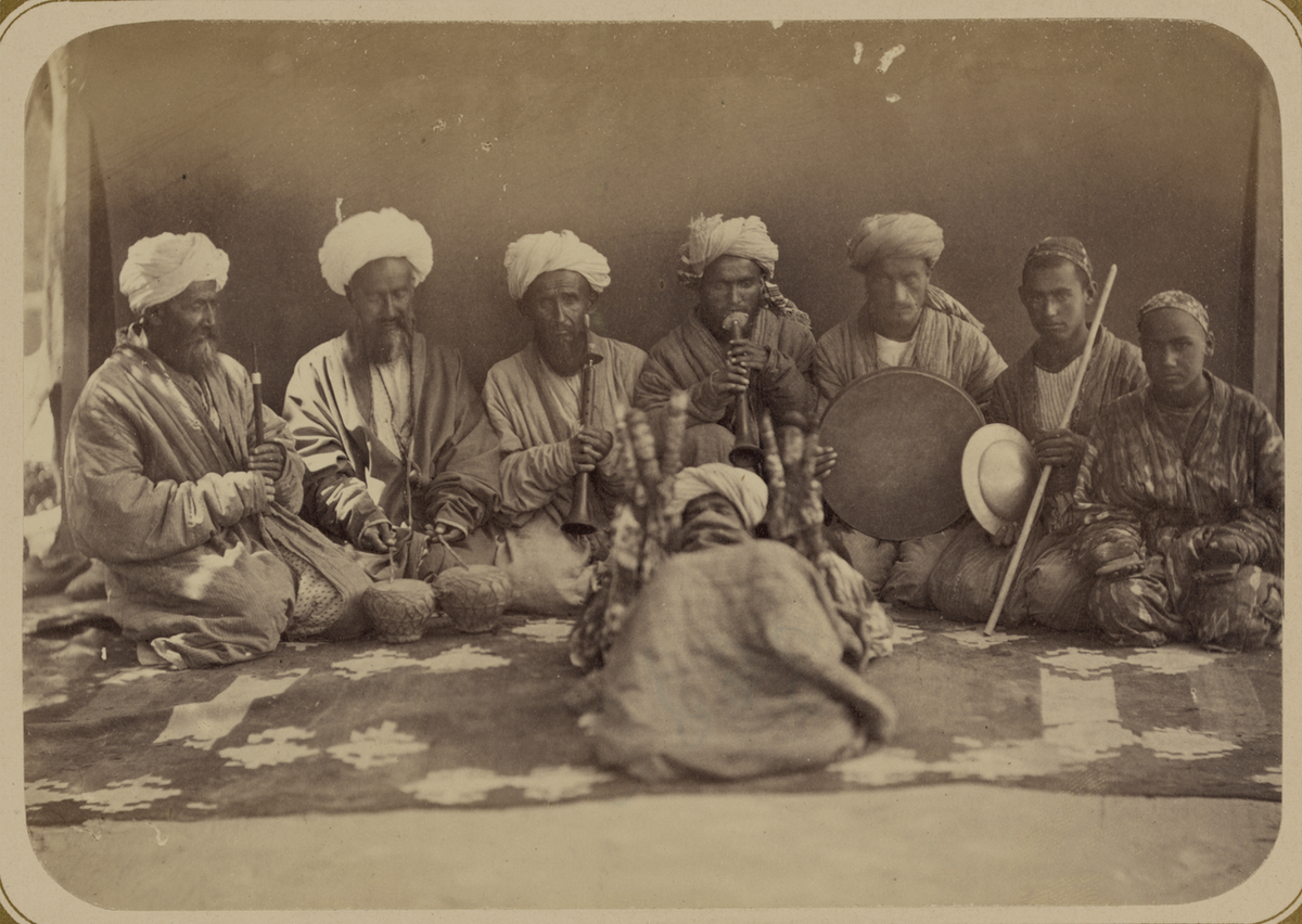 Ансамбль с бачой в южной части Центральной Азии, 1865–1872 гг. 