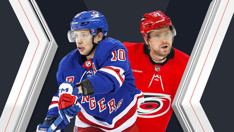    Артемий Панарин и Евгений Кузнецов. USA Today Sports