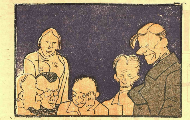 Художник К.Ротов журнал "Крокодил" № 16 1925