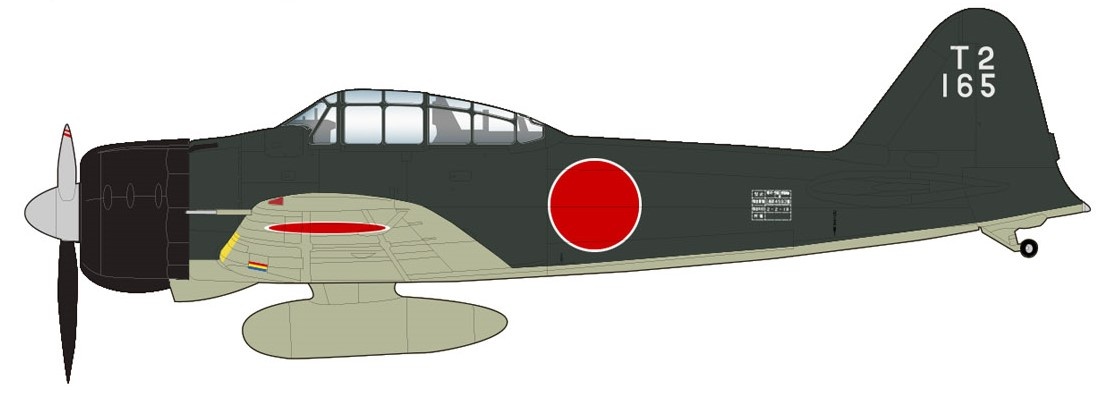 Истребитель A6M3 Сугита Сёити в 1943 году, 204-й кокутай, Рабаул. 