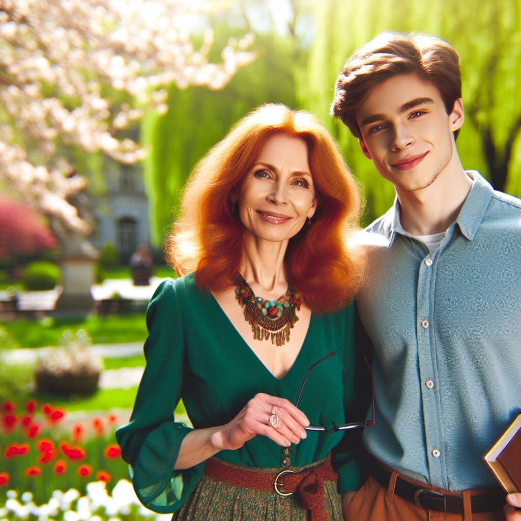 Вот так нейросеть видит отношения с мужчинами помоложе)