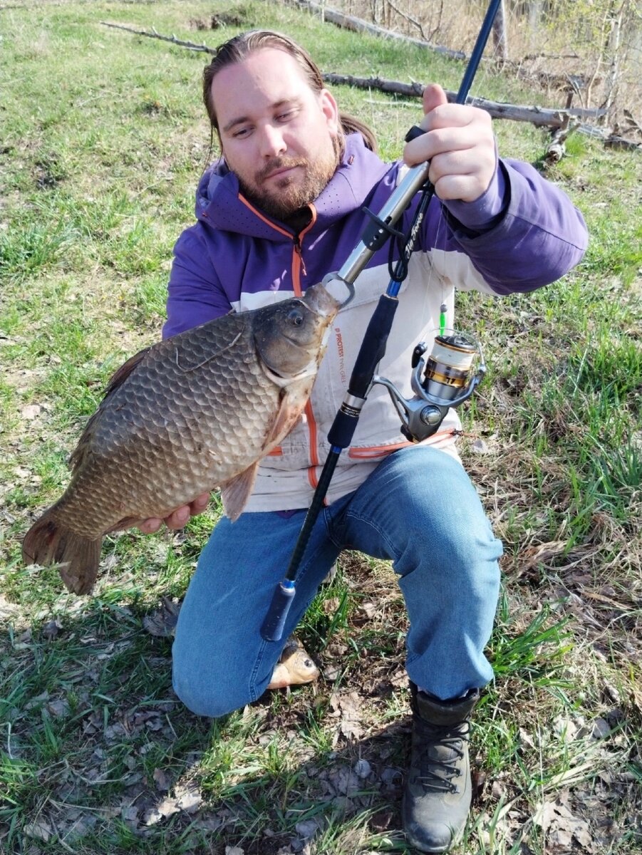    Вот такие караси-гиганты! Фото: Из личного архивa/ фото Александра Труфакина