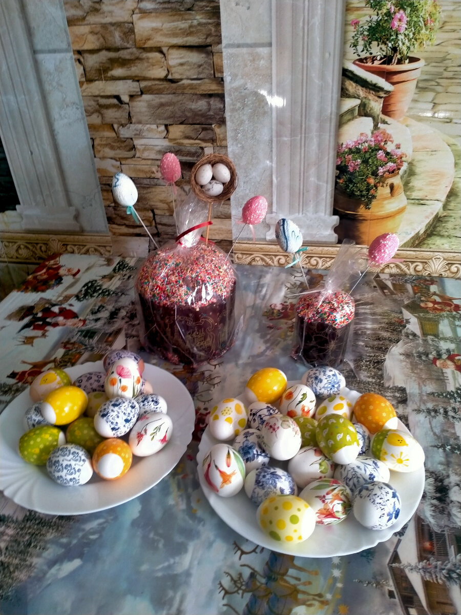 Пасхальные куличи и яйца!