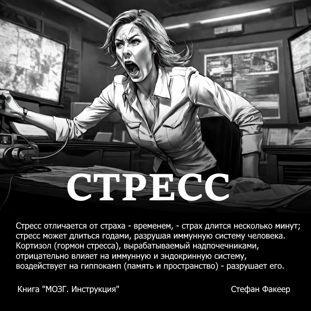 Женщина кричит