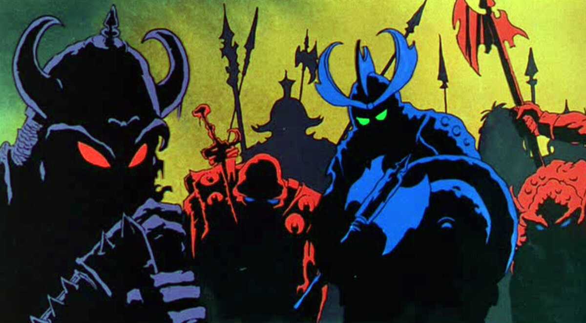 Чудовища в людском обличье. Кадр из мультфильма "Волшебники".