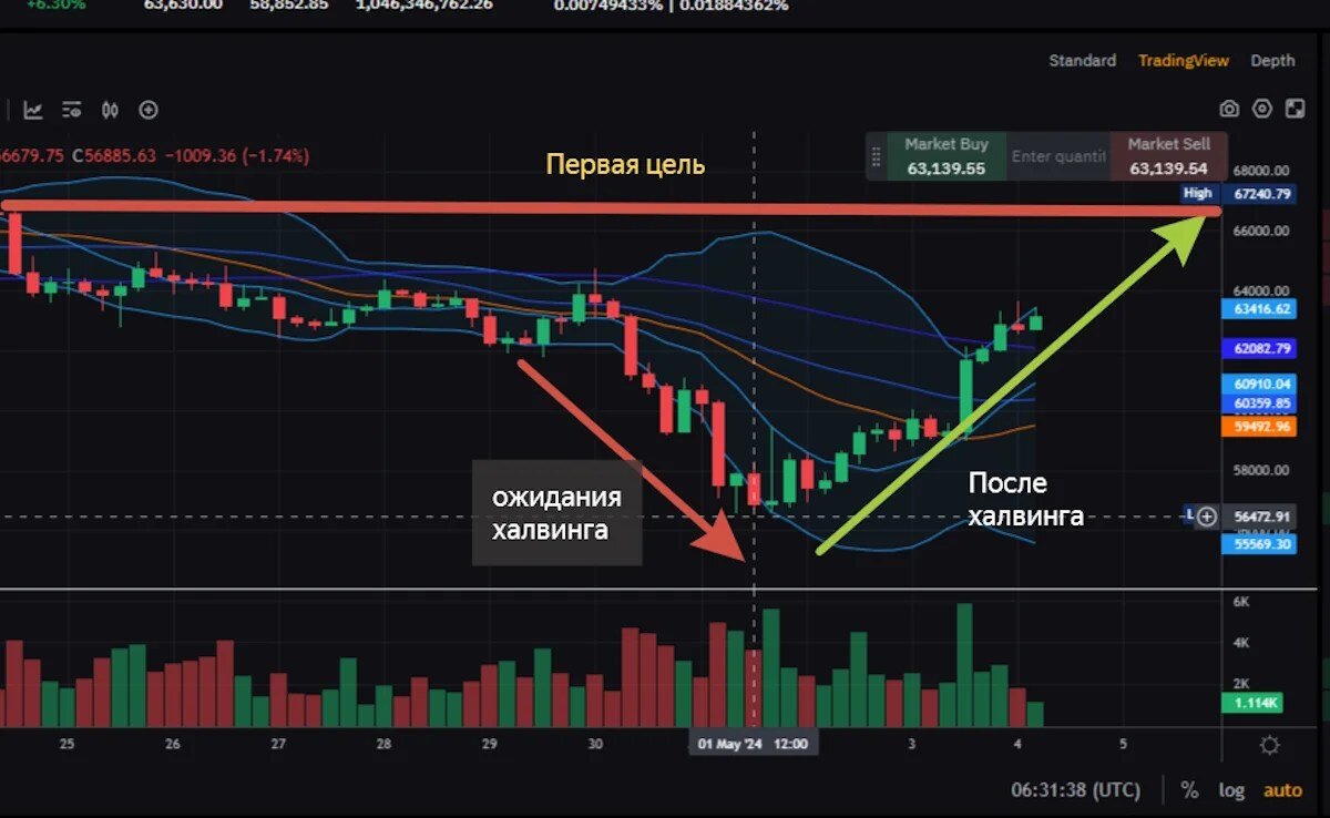    Прогнозный курс Биткоина Золотова Анастасия