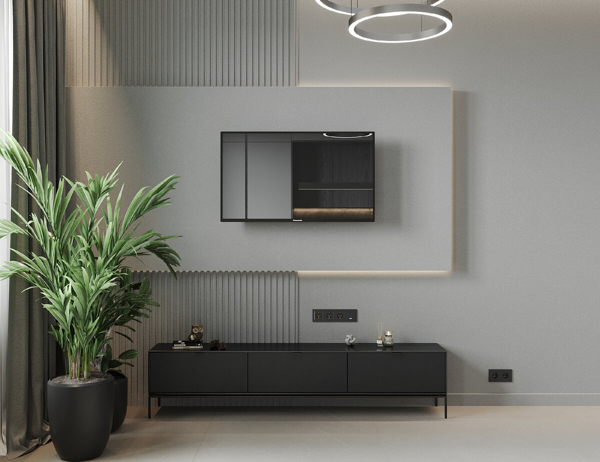 Как сделать акцентную стену в комнате | Дизайн интерьера от RE Design ...
