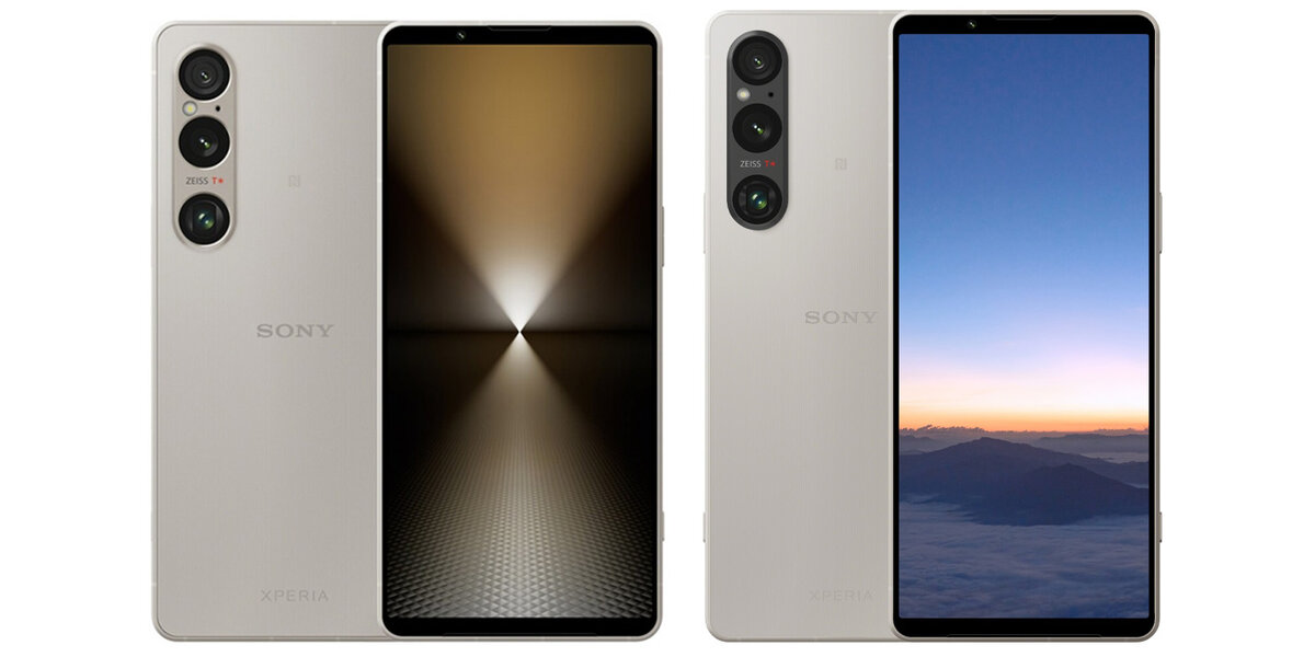 Xperia 1 VI рядом с предшественником Xperia 1 V. Можно сами оценить, насколько новый смартфон будет меньше