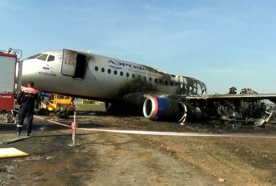   Крушение Superjet в аэропорту Шереметьево
