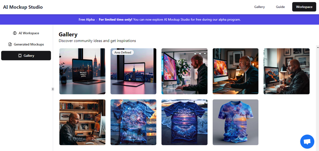 Новая нейросеть для зозданиямокапов "Ai Mockup Studio"