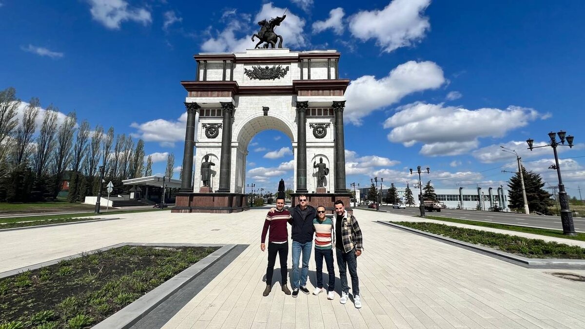 Посетили Парк Патриот и Триумфальную Арку в Курске