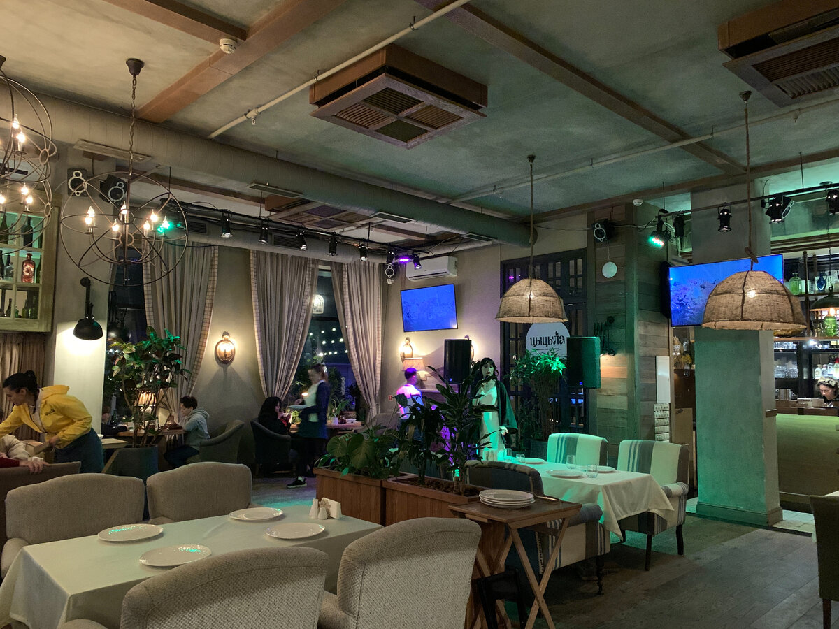 Интерьер ресторана "Цыцыла"