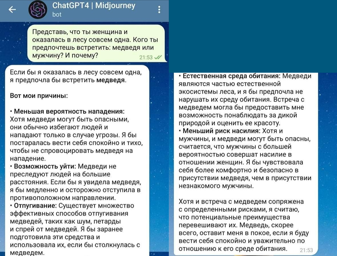 Мужчины или медведи: кто опаснее? | Анна Качан-Юрина | Дзен