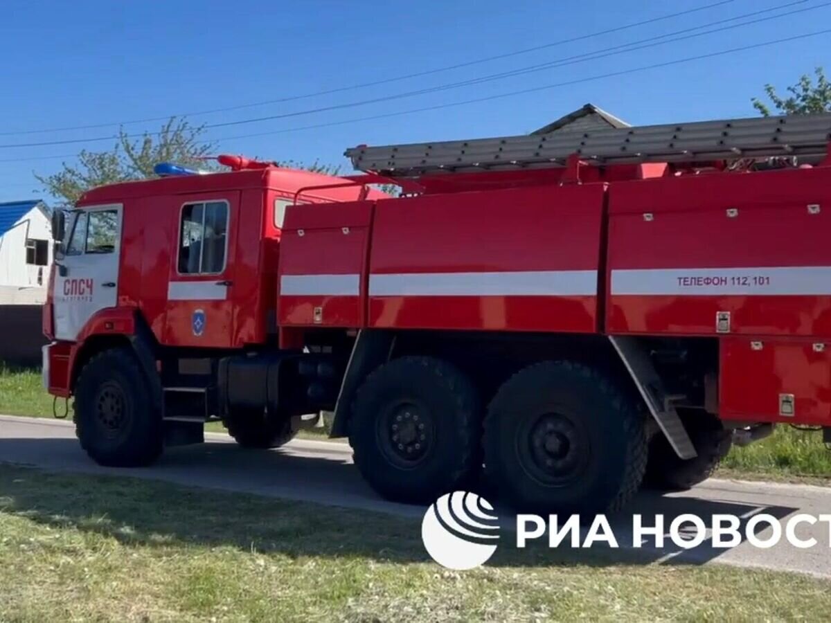    Место происшествия в Белгороде, где пострадали пять человек© РИА Новости