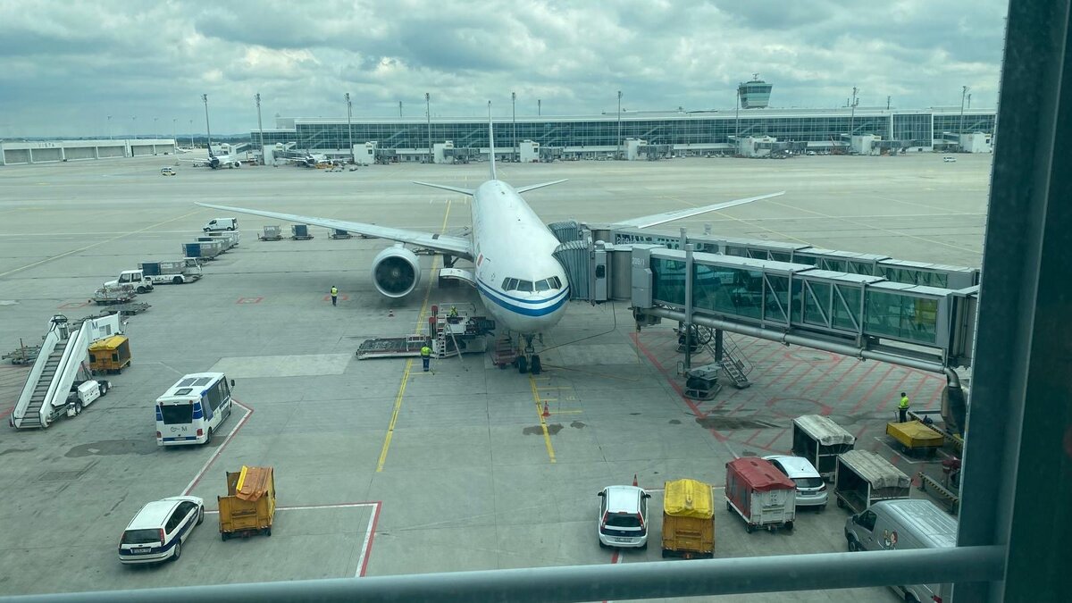 Аэропорт Мюнхена.