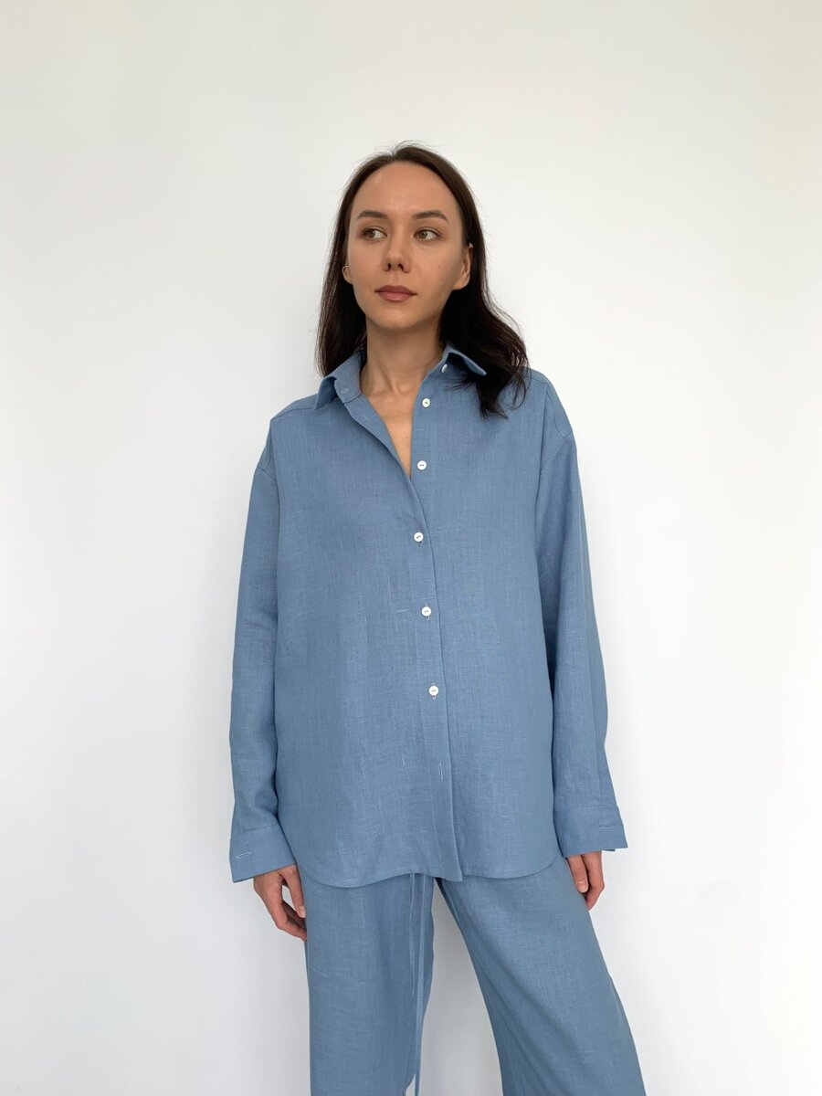 Льняная рубашка QUALITY 