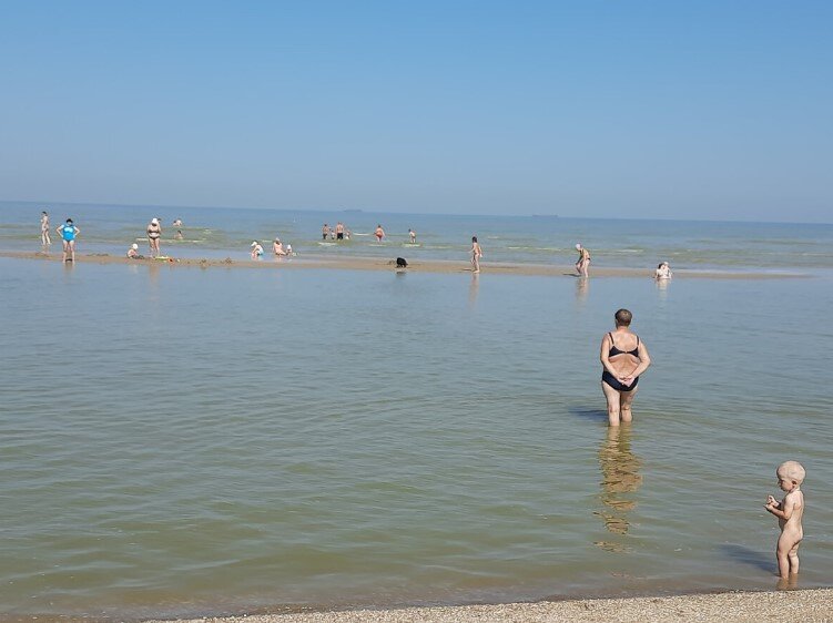Пляж Меляки в Ейске