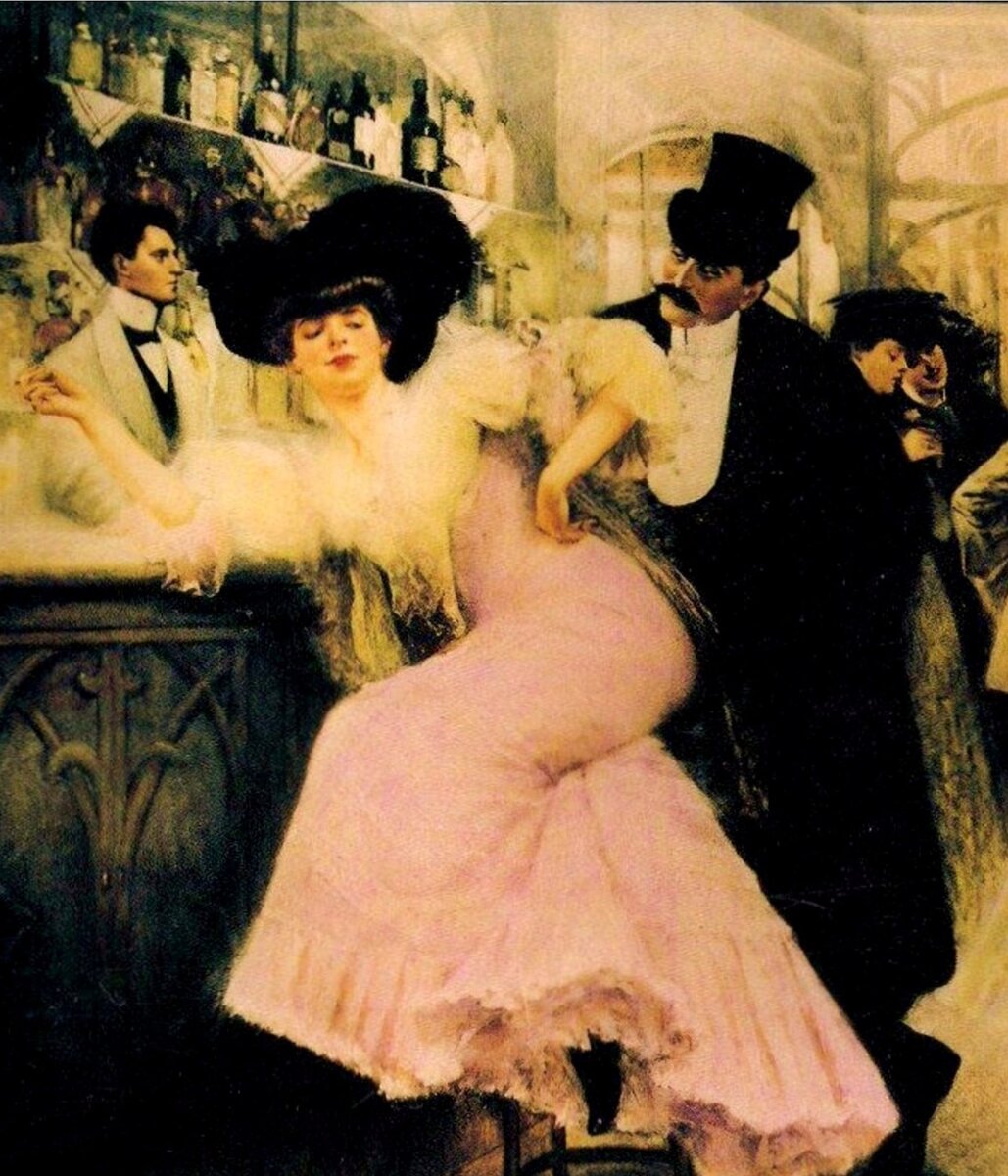 Пьер-Виктор Галлан (1890). Фрагмент картины. Изображение взято из свободных источников. 