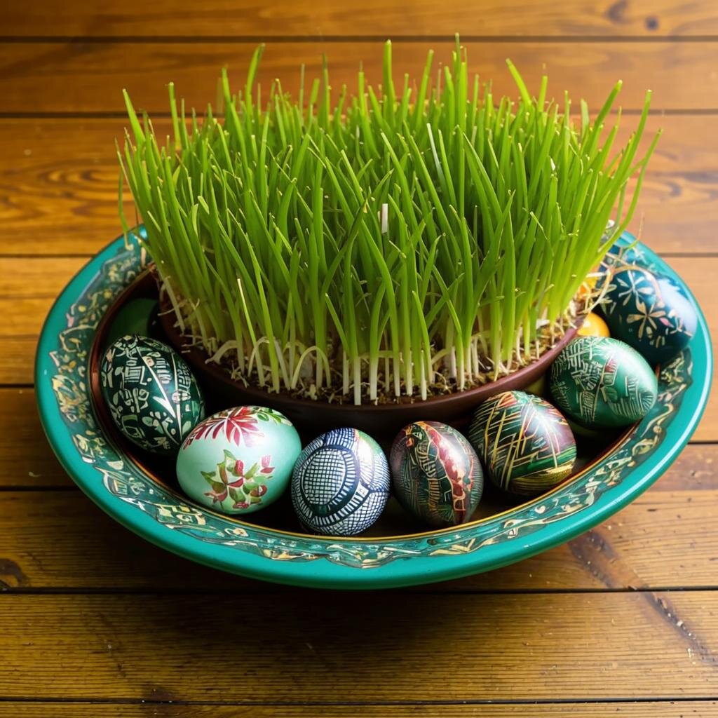 Фото создано автором с помощью ИИ. Примерно это выглядело так, но вживую это выглядело интересней, узоры, цвета не те. Но не получилось создать картинку, как именно это было... Я пока новичок в работе с ИИ😊, это первый опыт. Научилась генерировать картинки благодаря блогу "У Марии. Приручаем нейросети". Заходите к ней в гости, там много полезной информации по нейросетям.