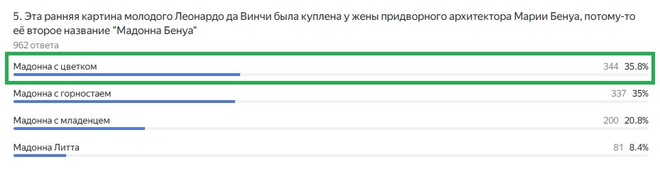 Правильный ответ: Мадонна с цветком