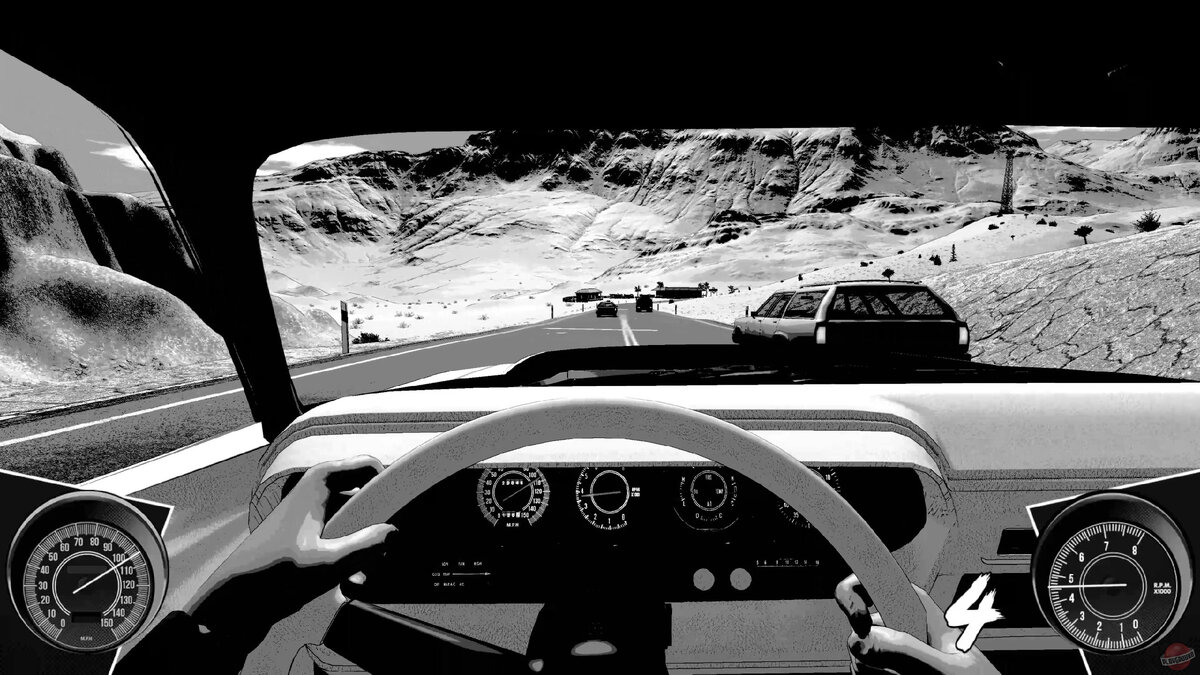 Игра исполнена в чёрно-белом цветовом решении,что выгодно выделяет её на фоне остальных>