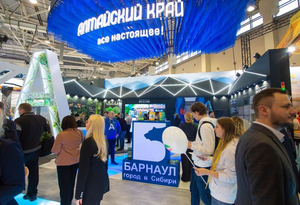    Стенд Алтайского края на выставке "Россия". Источник: пресс-служба правительства Алтайского края