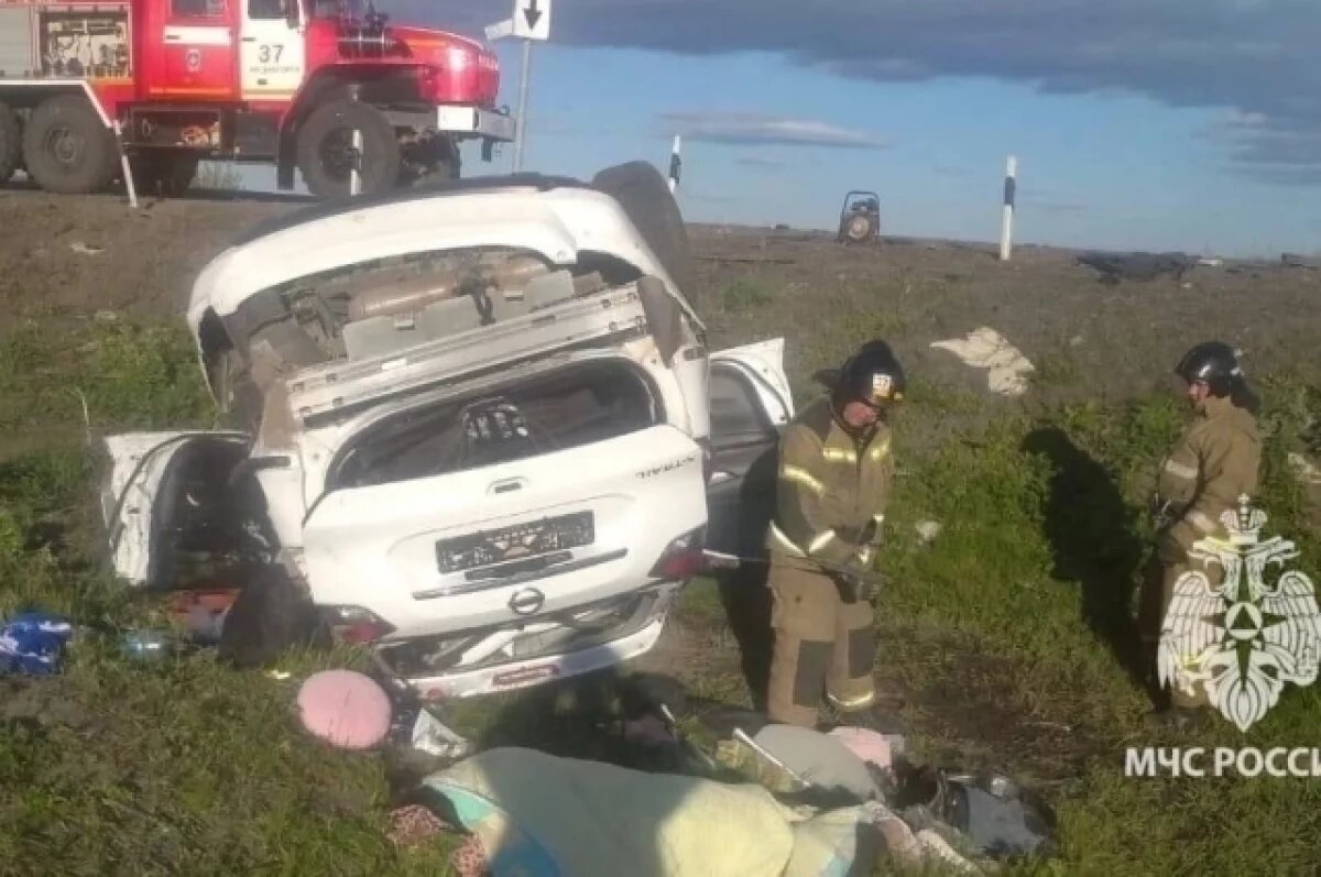    Трое взрослых и ребенок из Башкирии погибли в ужасном ДТП в Оренбуржье