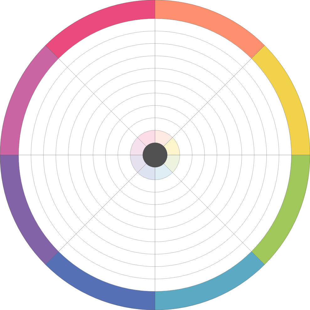 Шаблон колеса баланса