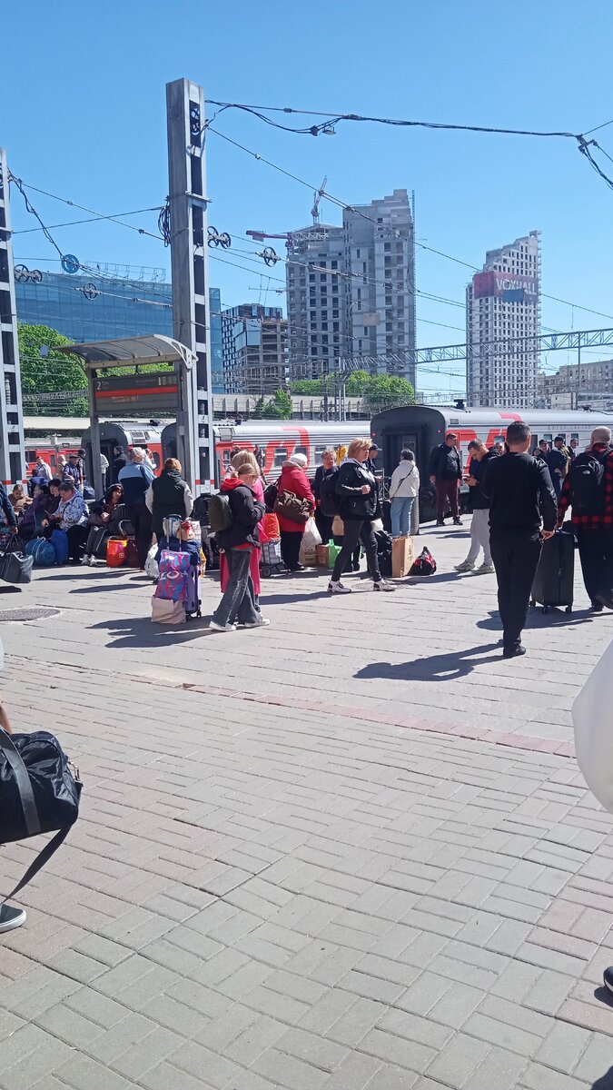 Перон Павелецкого вокзала