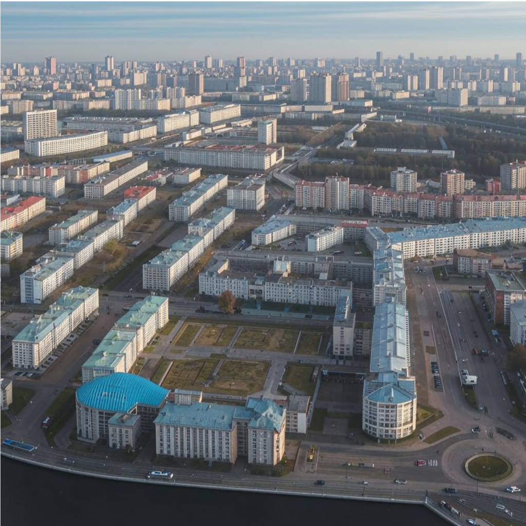 Топографическая съемка во Фрунзенском районе Санкт-Петербурга 