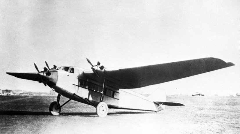     Самолёт АНТ-9 (ПС-9) конструкции Андрея Николаевича Туполева, выпуск 1929 года РИА Новости