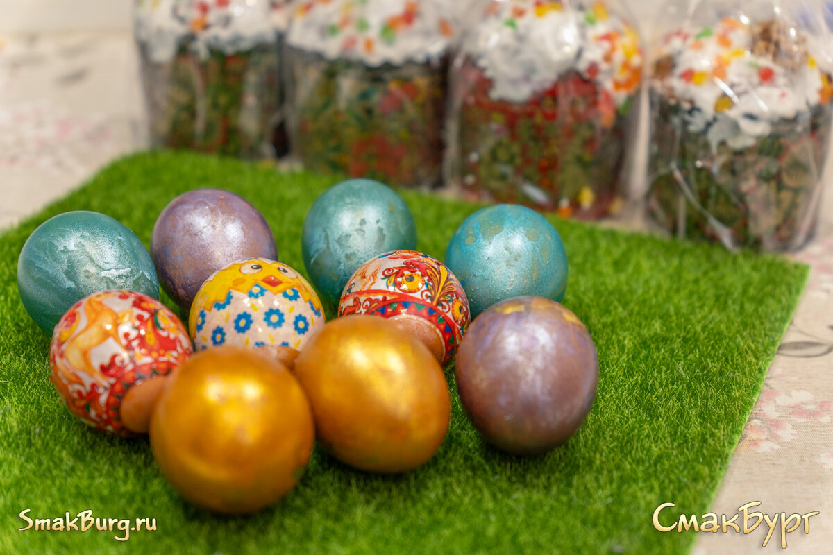 Яйца-крашенки готовы радовать всю семью!