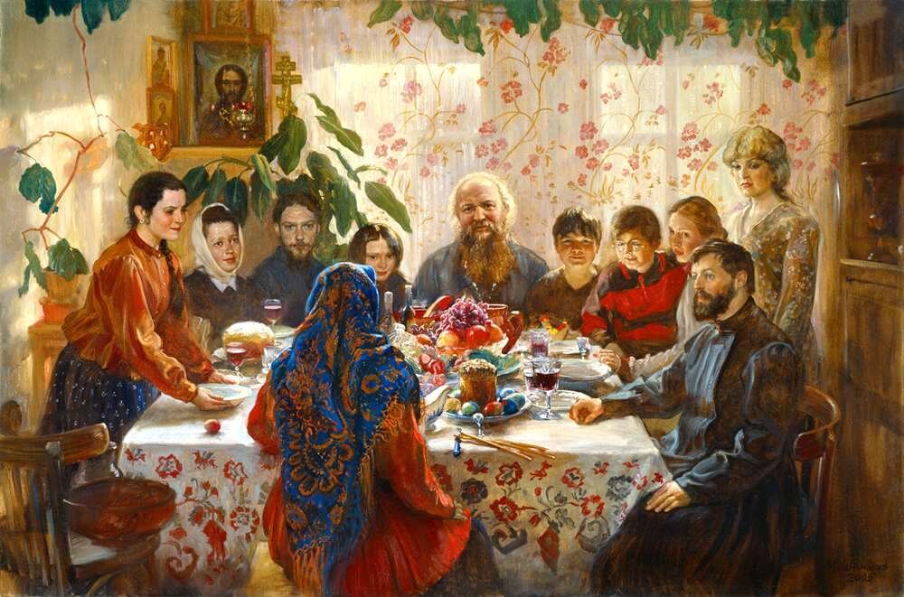 "Пасха". Илл.: Художник Михаил Шаньков