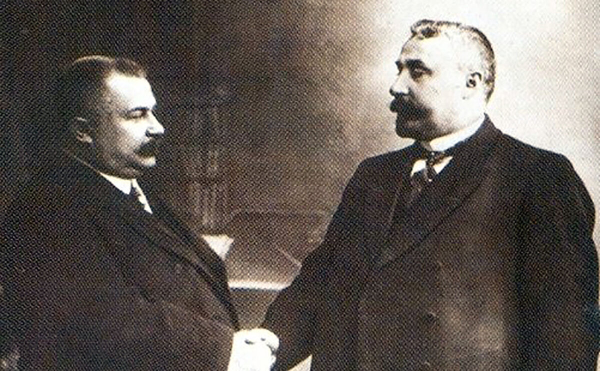 А. Ф. Кошко с коллегой