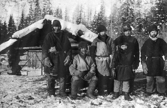 Мужчины чалдоны. Конец XIX века.