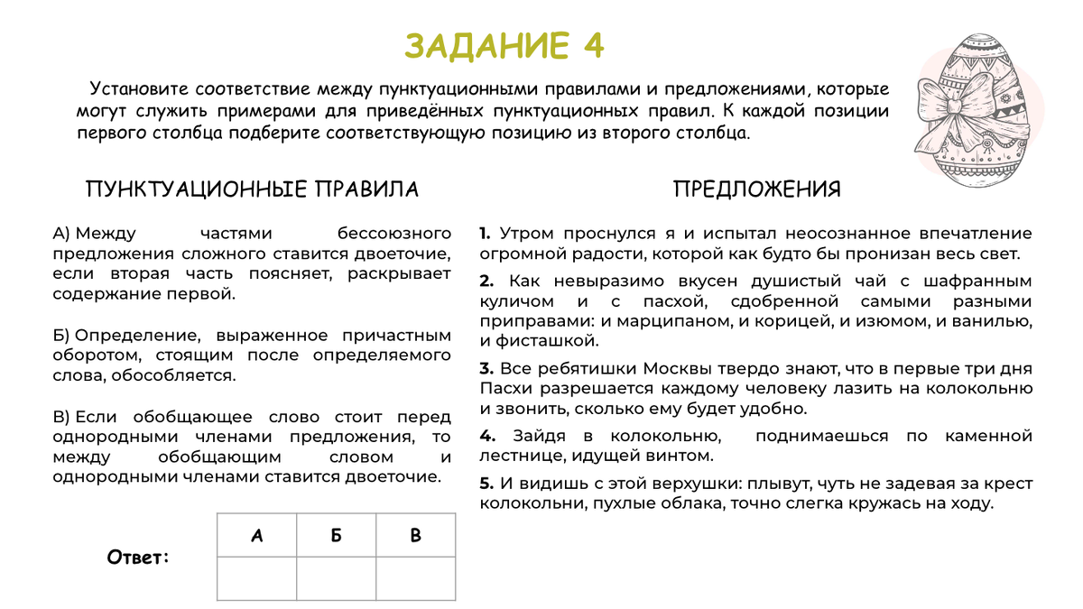 ОГЭ. Пасхальный вариант (по текстам Куприна) | Сочиняшка | ОГЭ | ЕГЭ | Дзен