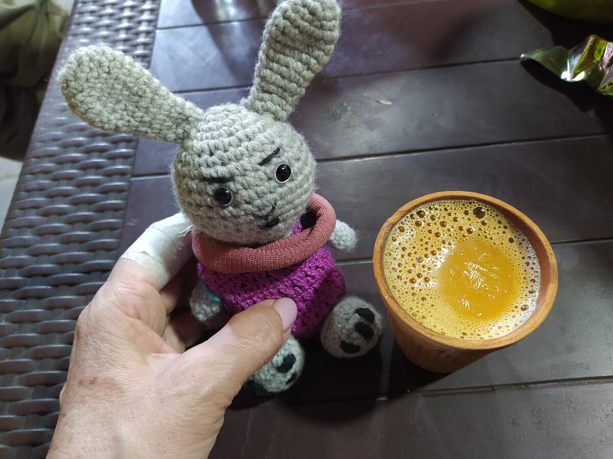 Мой талисман и палец после операции