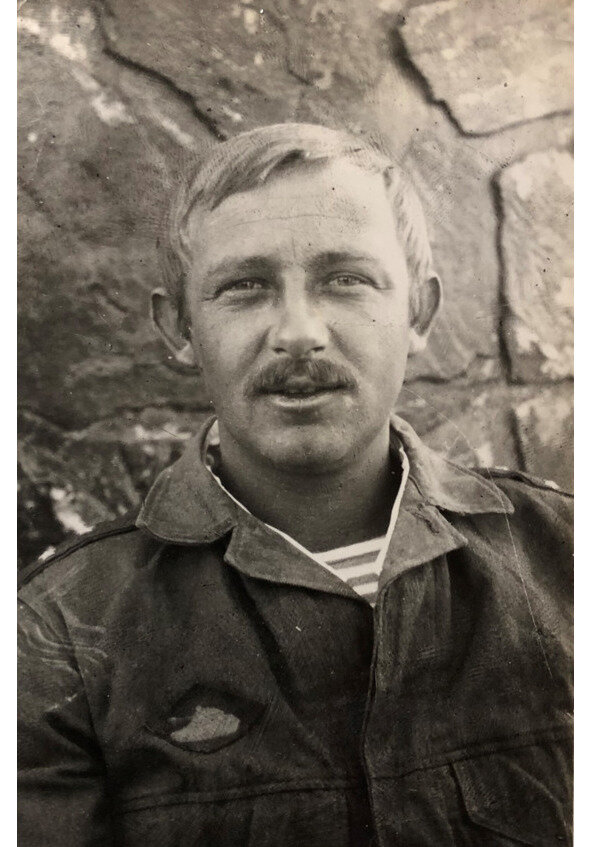 Капитан Пётр Чертков, Кабул, 1980г.