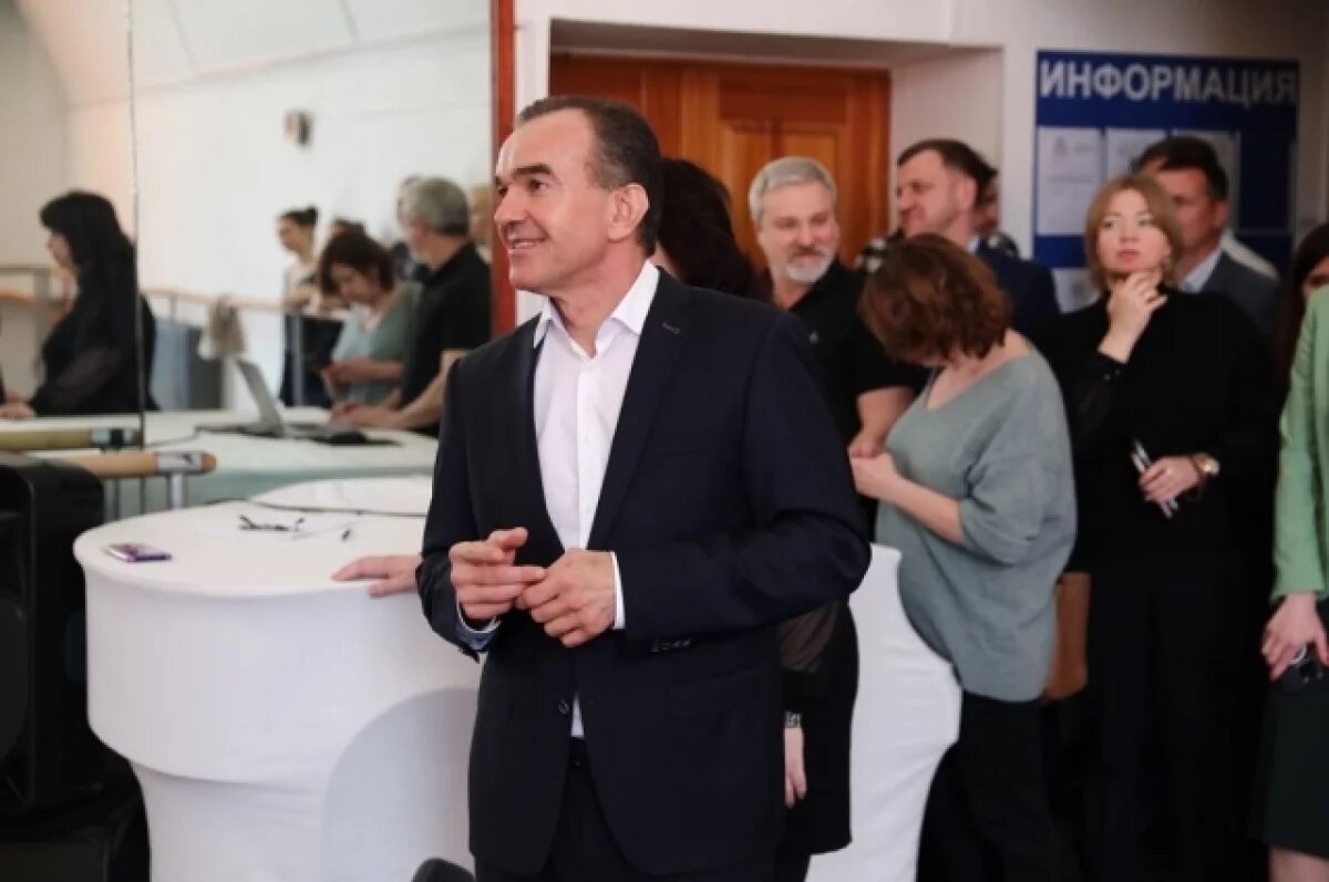    Вениамин Кондратьев поздравил журналистов Кубани