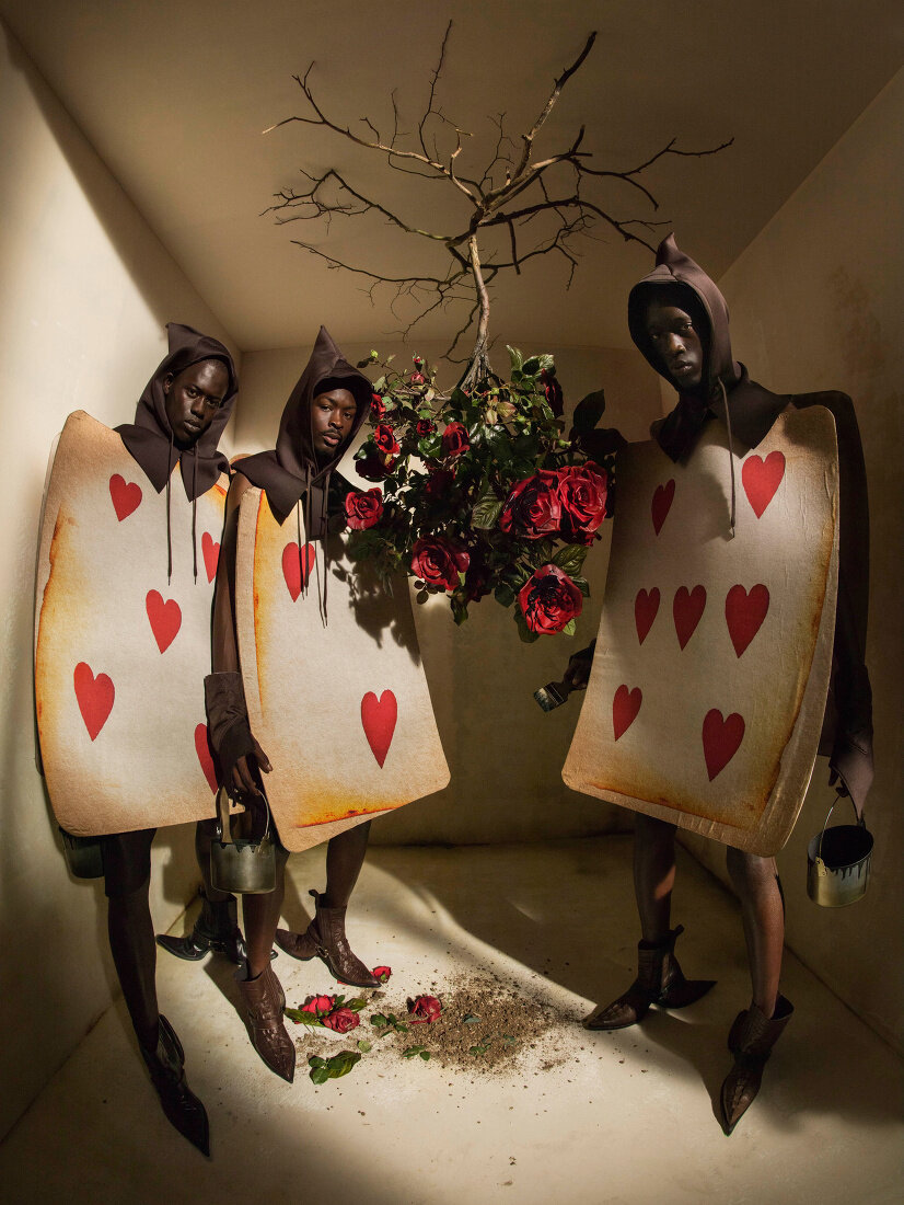 Tim Walker inspired by Alice in Wonderland for Pirelli Calendar's 45th edition