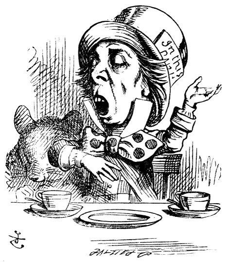 Иллюстрации Джона Тенниела к "Алисе в стране чудес"
