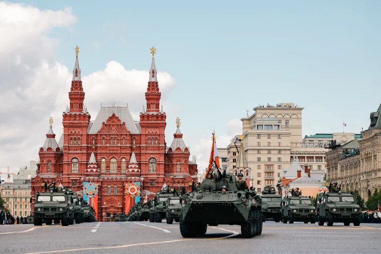 В Москве проходит репетиция парада к 9 Мая Фото: Роман Наумов