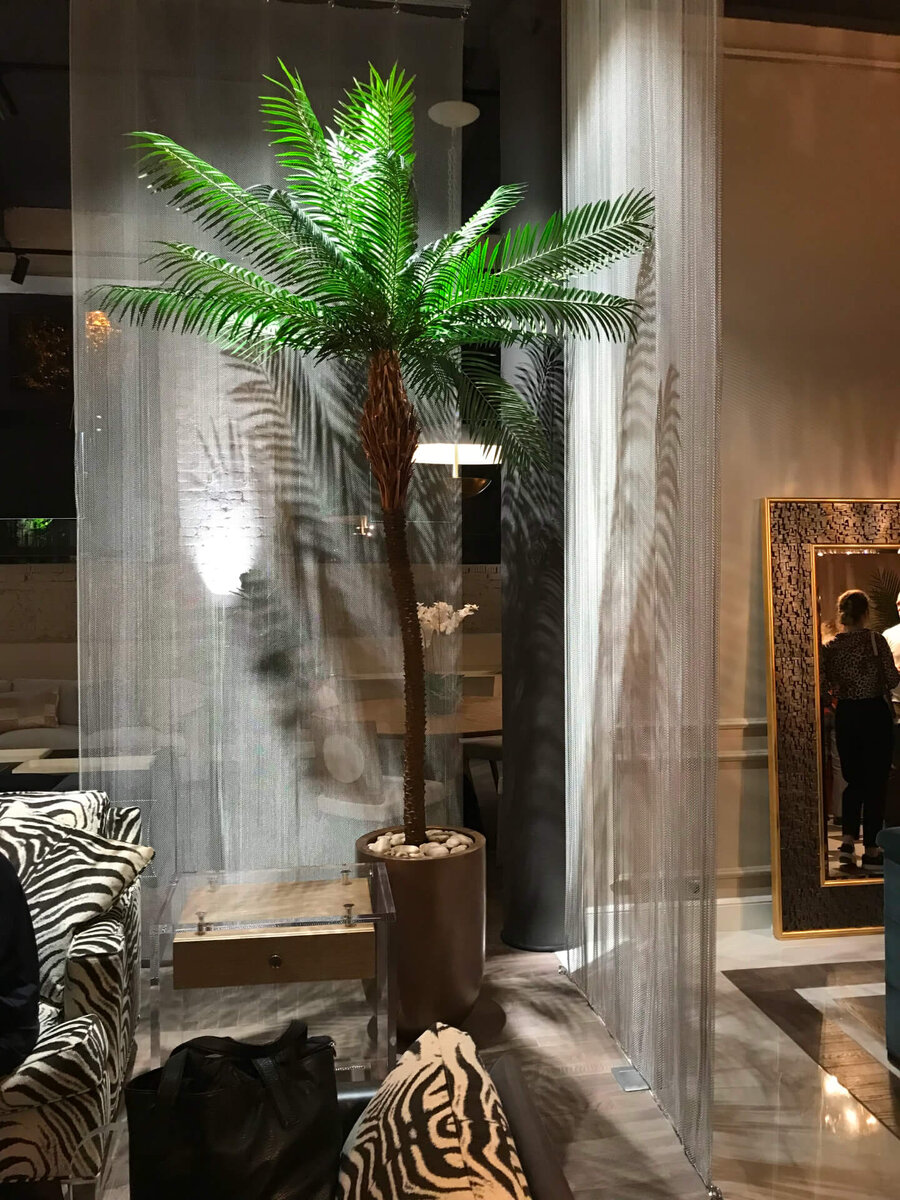 Декоративные шторы из архитектурного текстиля