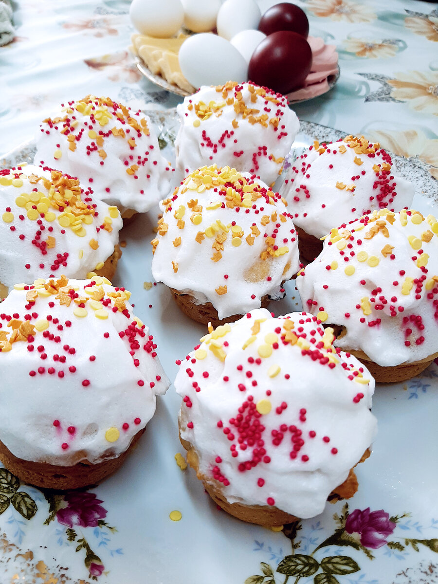 Наши пасхальные маффины.