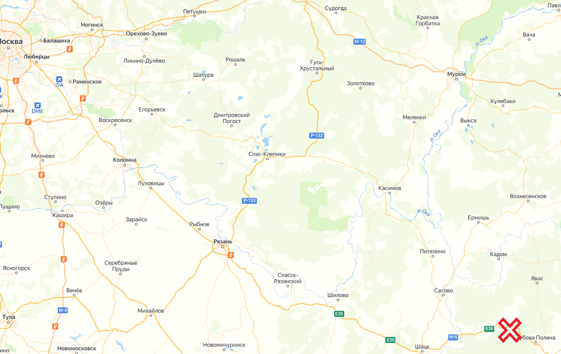 Умет на карте. Источник: Яндекс карты