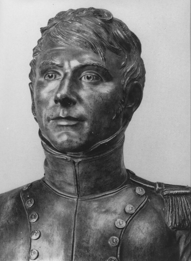 Бюст бригадного генерала Франсуа Мирера, 5 февраля 1770 – 9 июля 1798 г.г. Фото из открытых источников. 