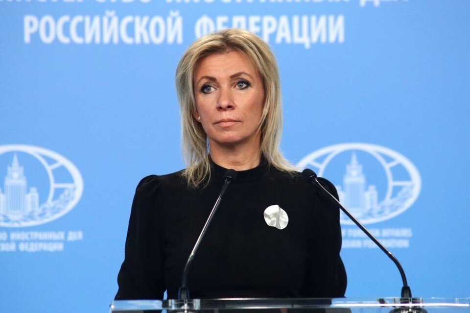    Захарова высмеяла заявление Зеленского о шевроне с украинским флагом на плече у Бога GLOBAL LOOK PRESS