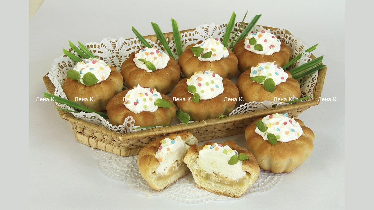 булочки веронички,приготовление и фото Лены К.